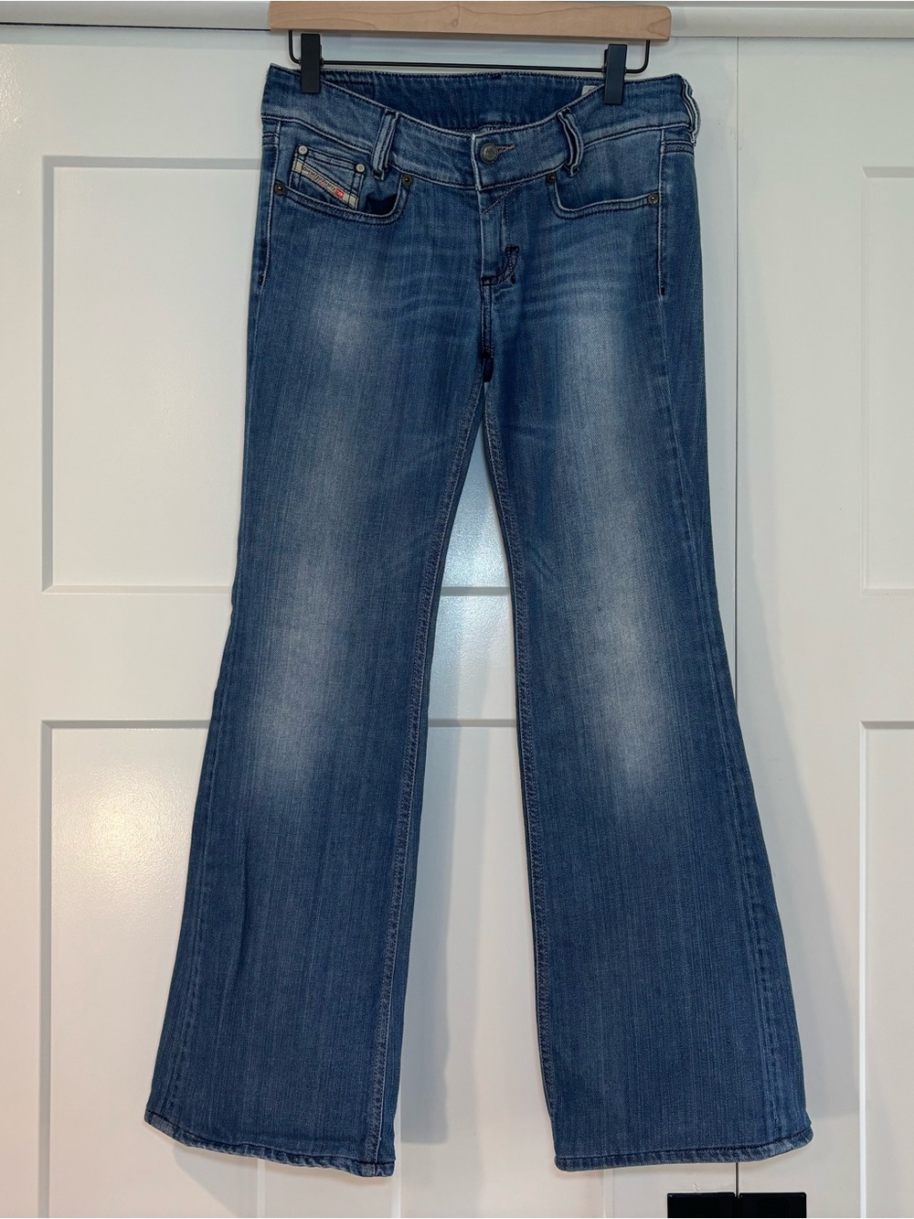 Vintage Diesel Louvely Blue Flared Jeans